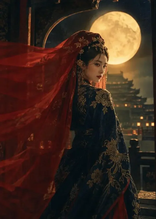 月色入引：替嫁新娘的反攻短剧封面，逆袭题材，河马剧场热播短剧